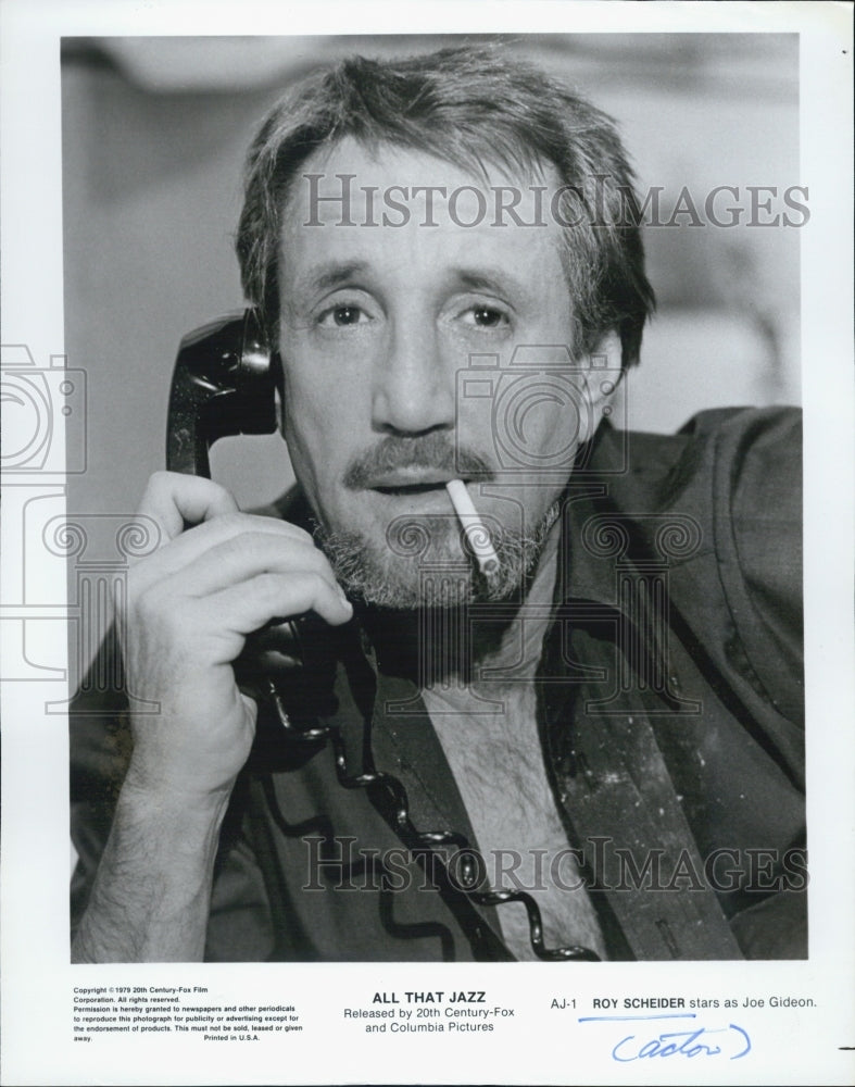 1980 Press Photo Actor Roy Scheider in &quot;All That Jazz&quot; - RSJ04891 - Historic Images