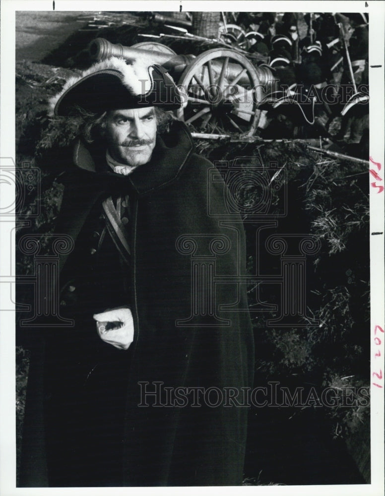 1986 Press Photo Maximilian Schell Actor Peter The Great NBC - RSJ04899 - Historic Images