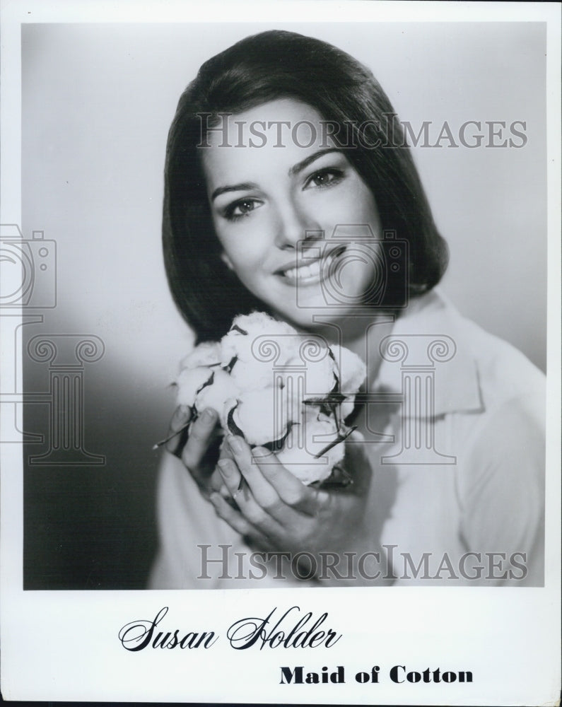 1968 Press Photo Susan Holder, Maid Of Cotton - Historic Images