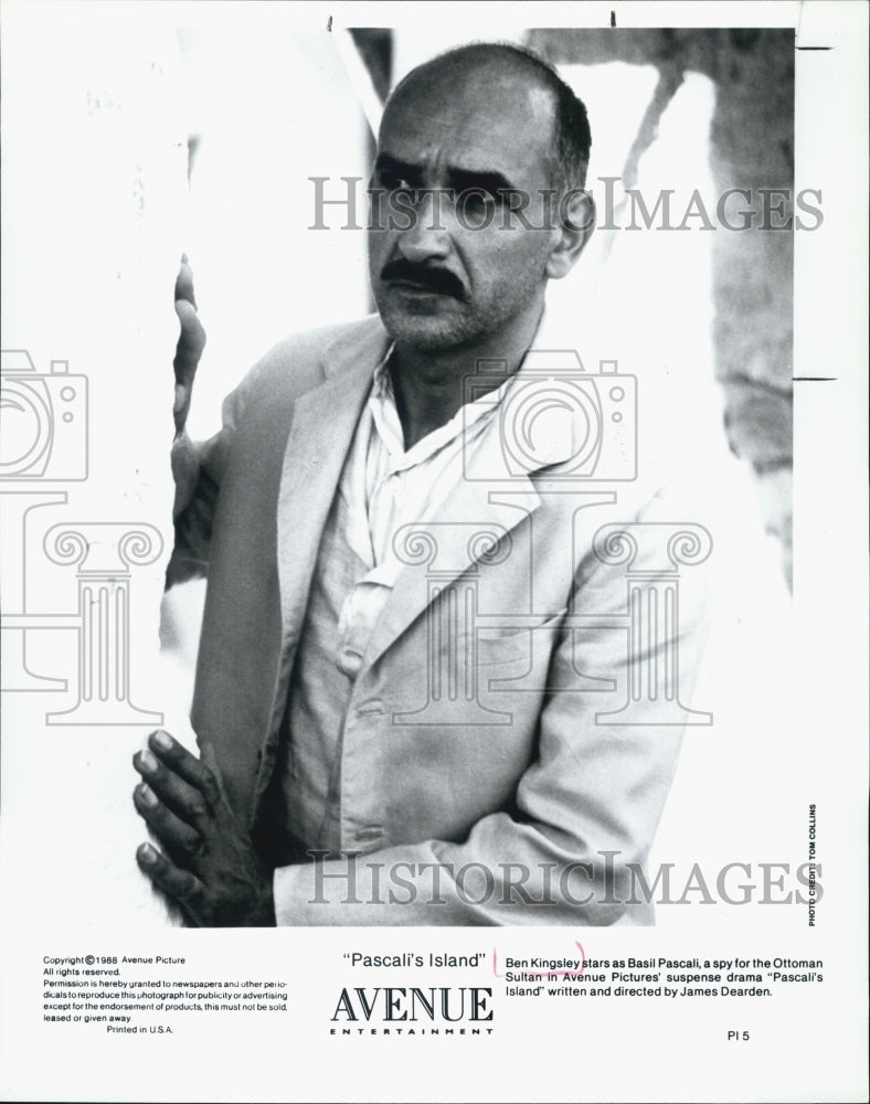 1989 Ben Kingsley Pascali&#39;s Island Avenue Film Basil-Historic Images