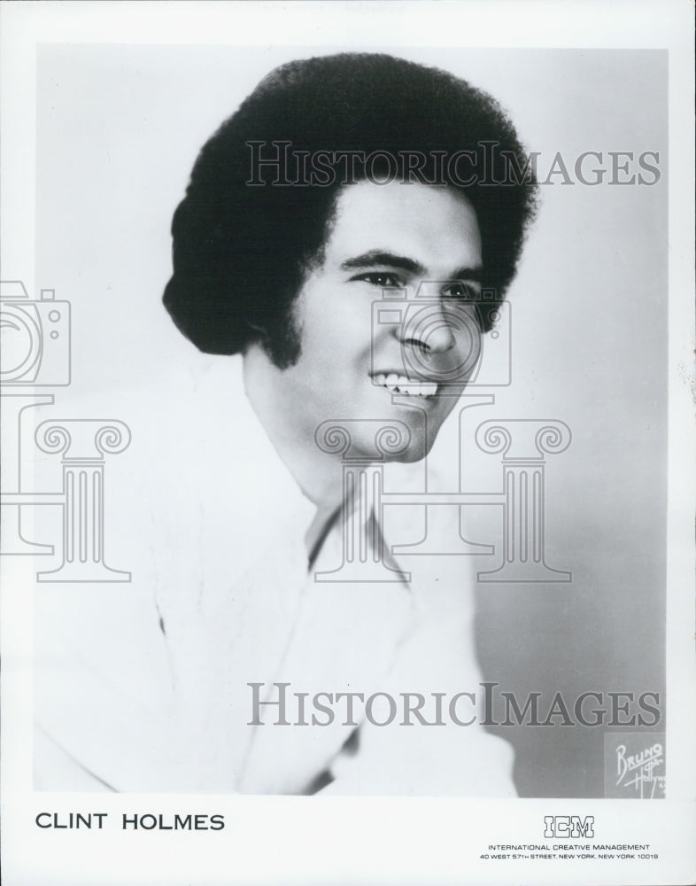 1977 Press Photo Singer Songwriter Clint Holmes - RSJ05349 - Historic Images