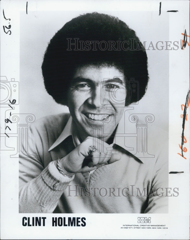 1978 Singer Songwriter Clint Holmes-Historic Images