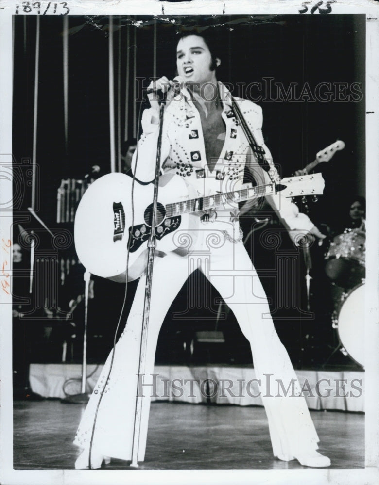 1979 Press Photo Kurt Russel Actor Portrays Elvis Presley Television Special - Historic Images