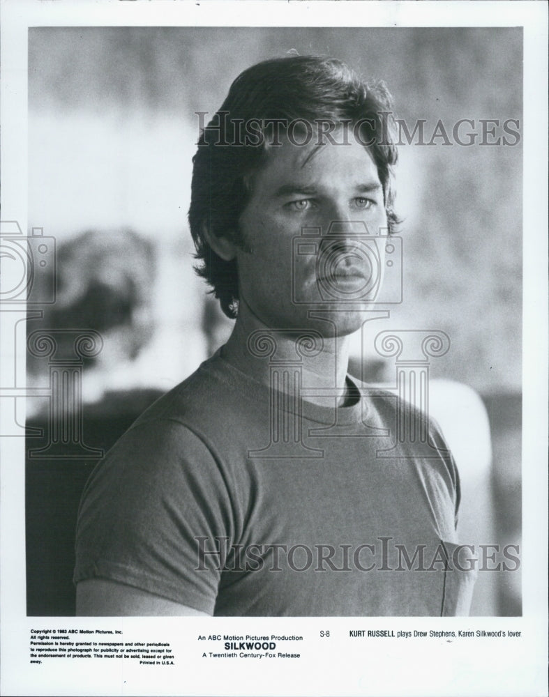 1986 Press Photo Kurt Russell show in the picture - Historic Images