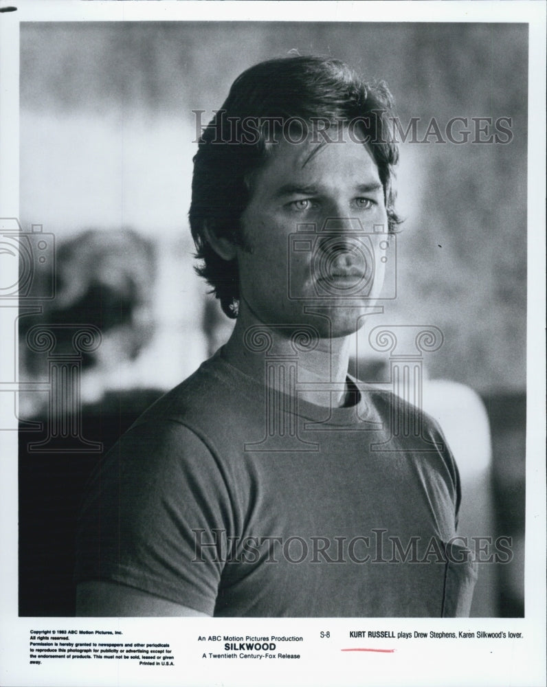 1983 Press Photo Kurt Russell Stars In Silkwood - RSJ05577 - Historic Images