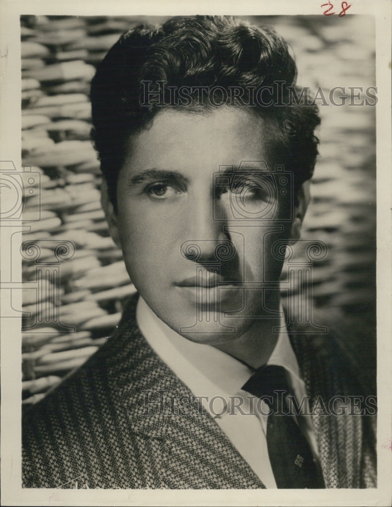 1958 Press Photo Tenor Giuseppe "Pino" Baratti - Historic Images