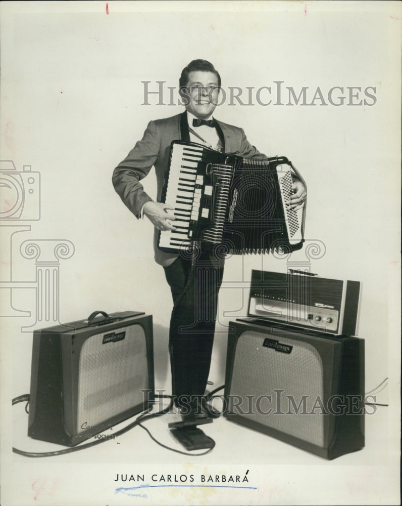 1966 Press Photo Juan Barbara, Musician - RSJ05783 - Historic Images