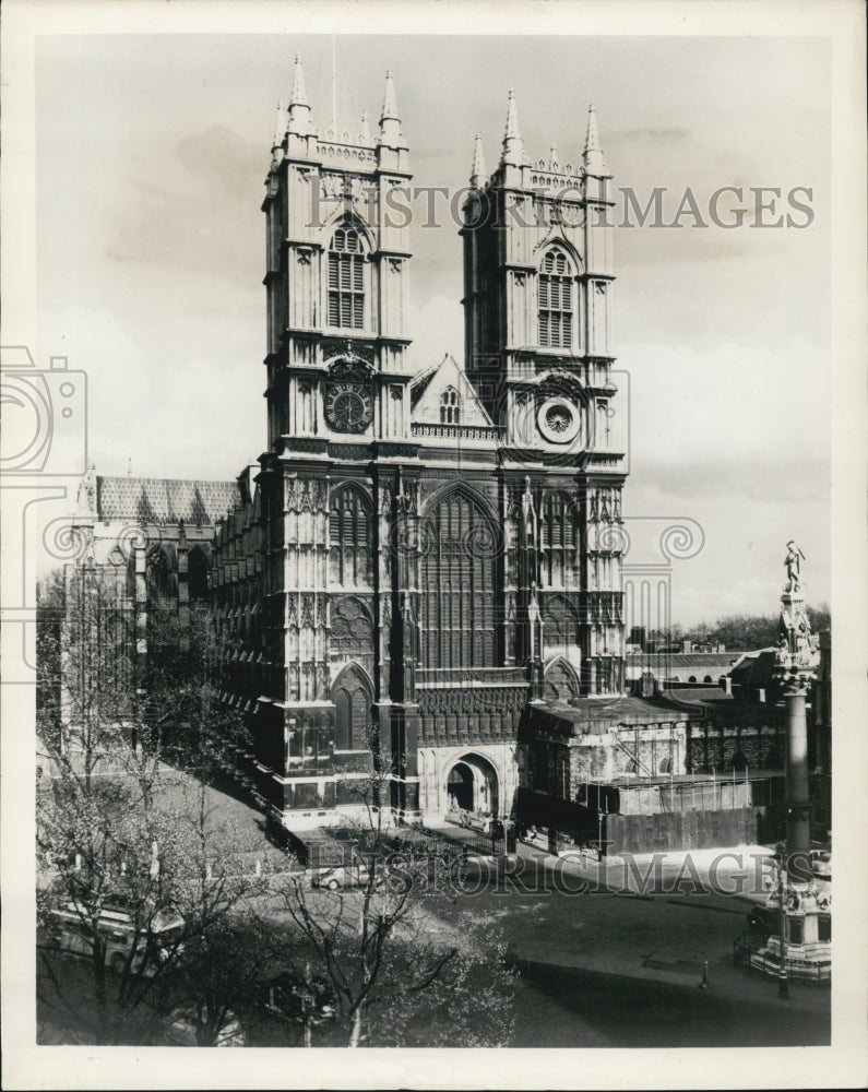 Press Photo Westminster Abbey in London, England - Historic Images