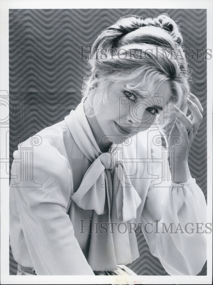 1981 Press Photo Actress Priscilla Barnes of "Three's Company" ABC TV Series - Historic Images