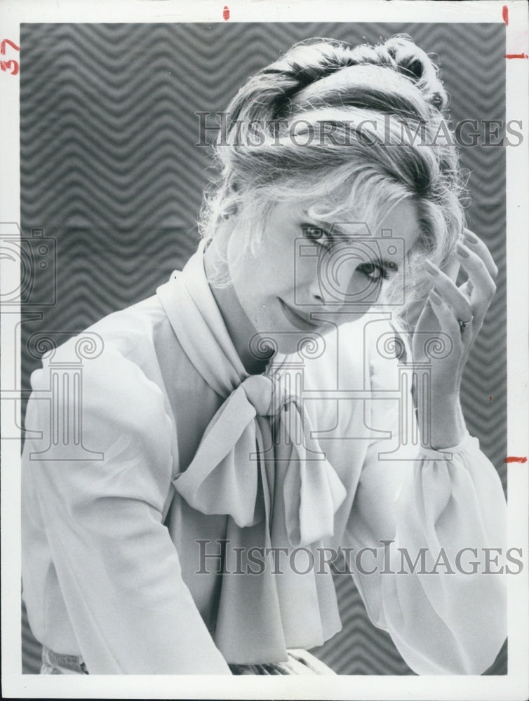 1981 Press Photo Actress Priscilla Barnes of &quot;Three&#39;s Company&quot; ABC TV Series - Historic Images