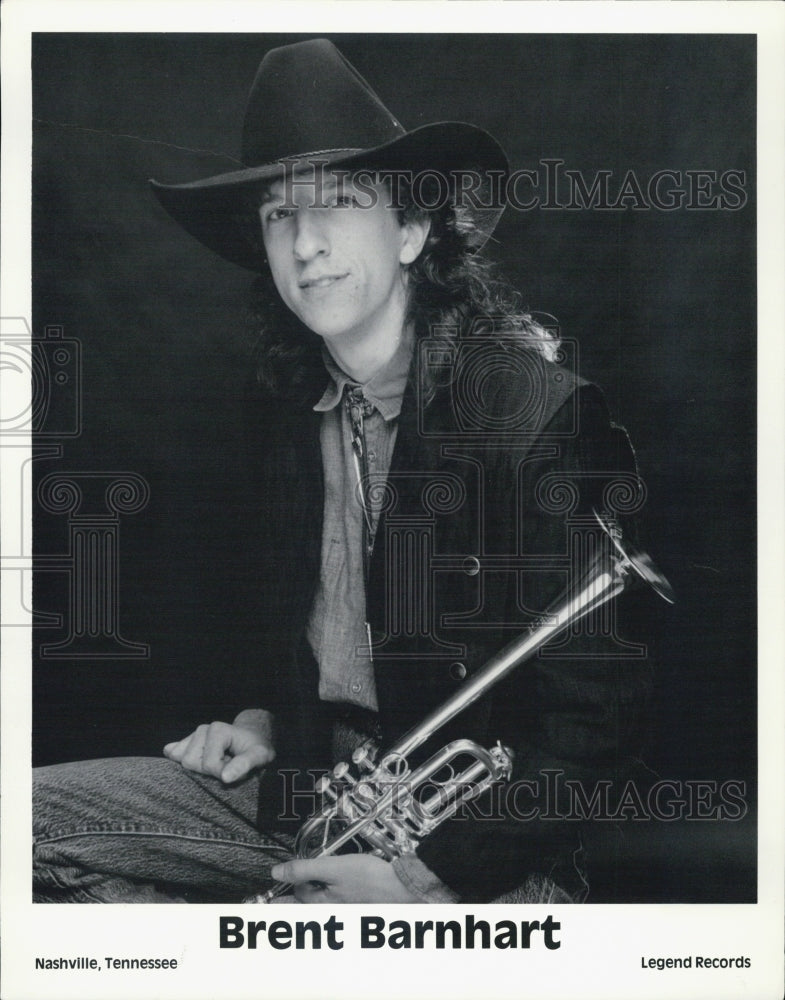 1991 Press Photo Brent Barnhart,  Musician - Historic Images