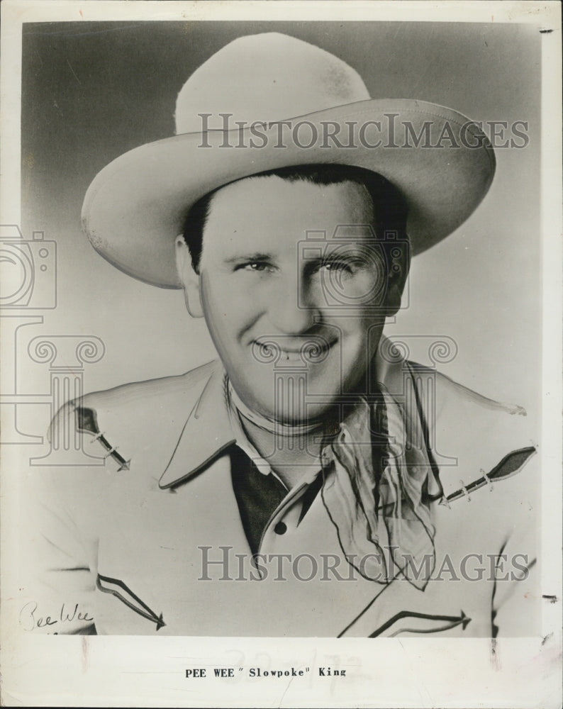 1983 Press Photo County Music hall of Famer Pee Wee &quot;Slowpoke&quot; King - RSJ06401 - Historic Images