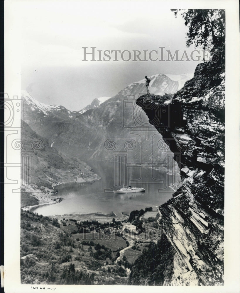 Press Photo Norway&#39;s Fjord Country. - RSJ06487 - Historic Images