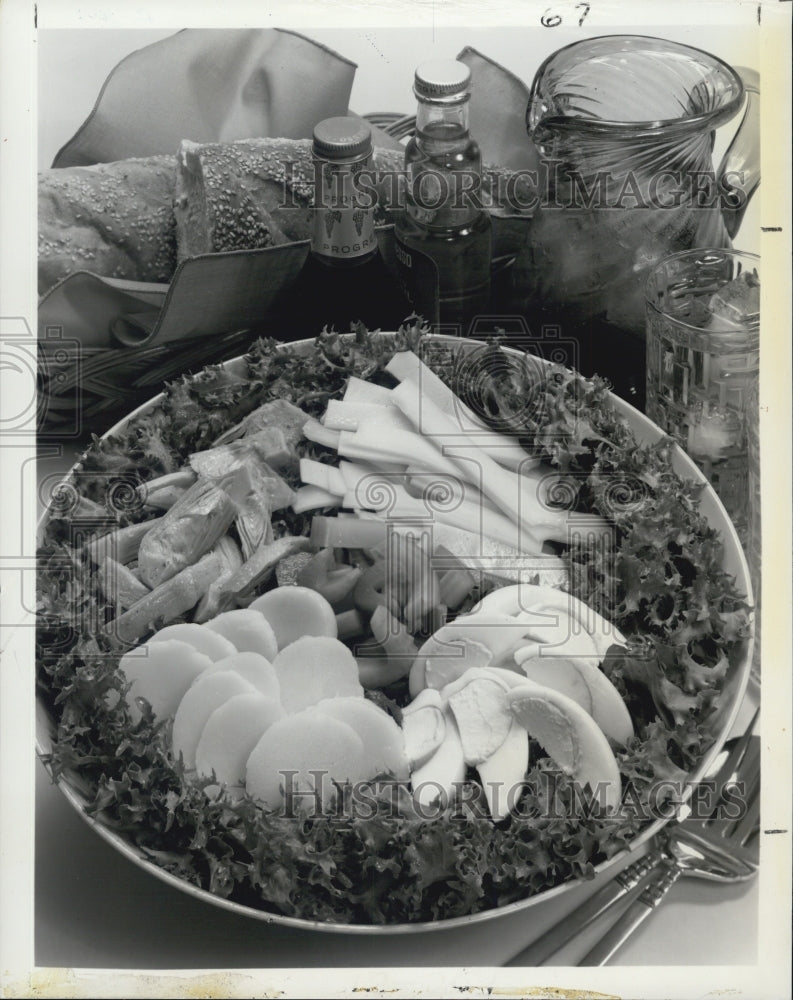 1978 Press Photo Insalata Mista Italian Chef Salad - RSJ06709 - Historic Images