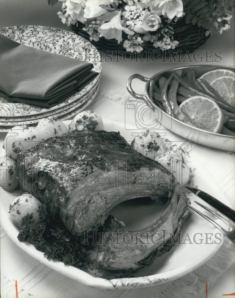 1985 Lamb Roast Toast.-Historic Images