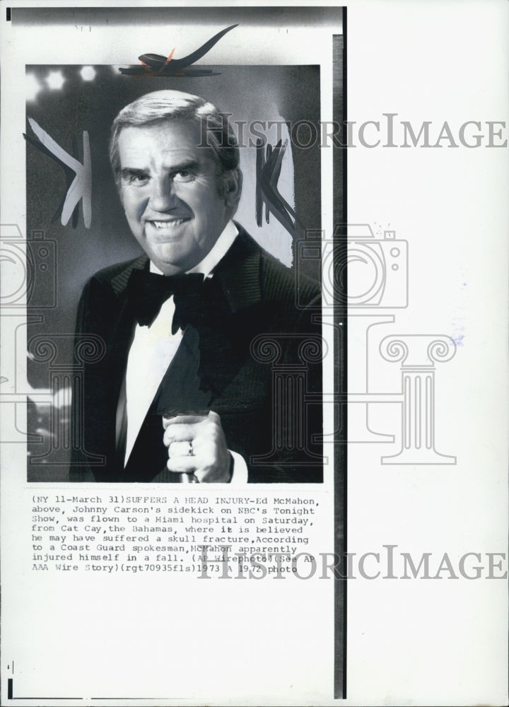 1972 Press Photo Ed McMahon of the Johnny Carson Show - RSJ07259 - Historic Images