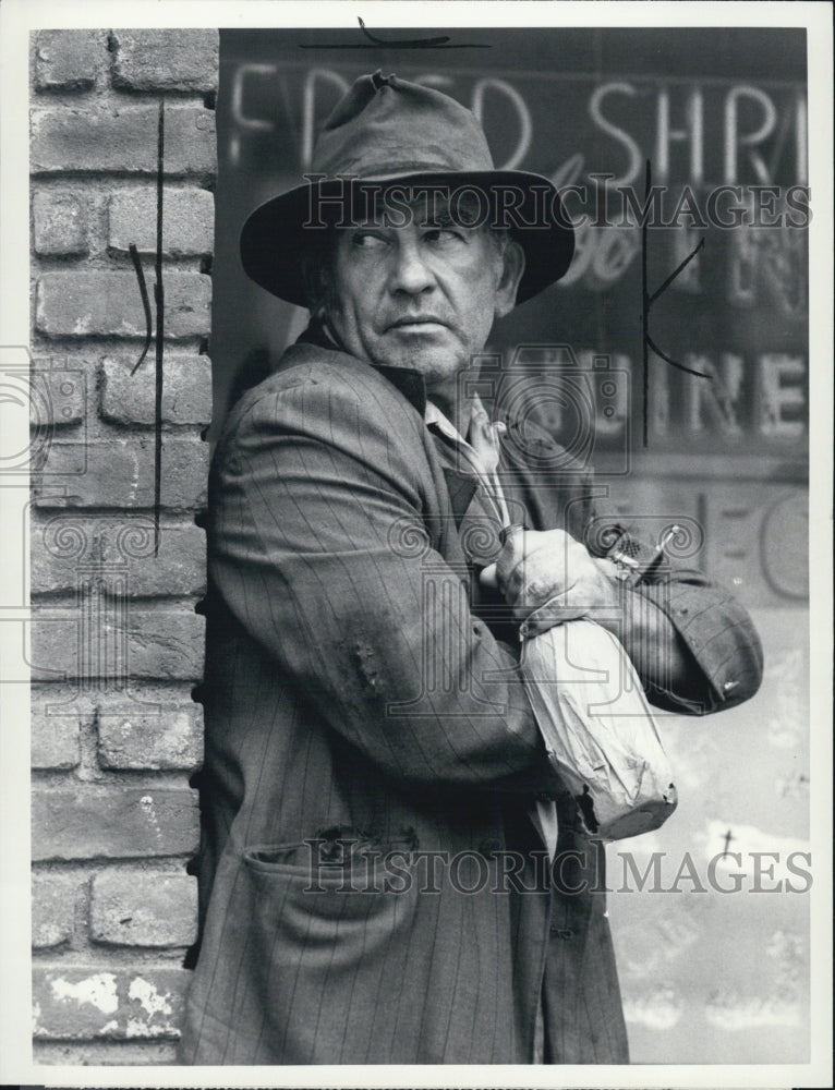 1984 Press Photo Edward Asner the man in the picture - Historic Images