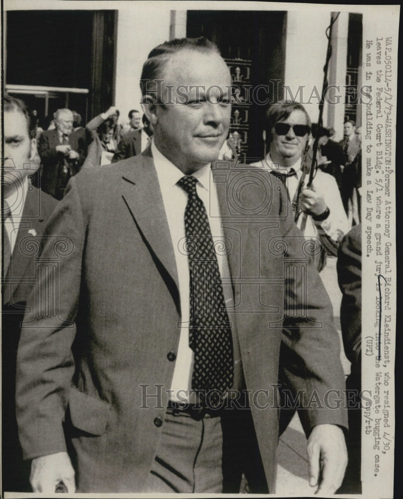 1973 Press Photo Attorney General Richard Kleindienst. - RSJ07563 - Historic Images