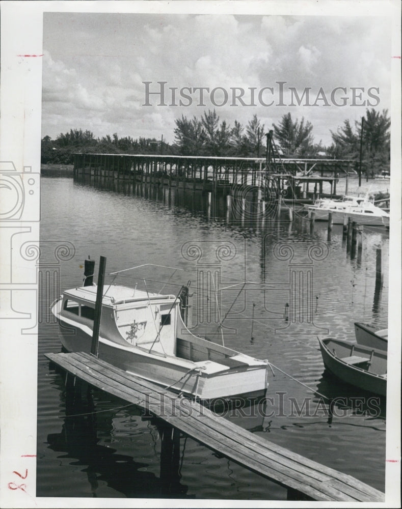 1960 Press Photo Gulfport Yacht Basin - Historic Images