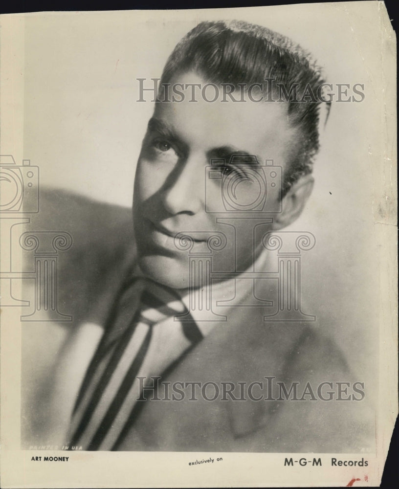 Press Photo Musician Art Mooney with MGM Records - RSJ07813 - Historic Images