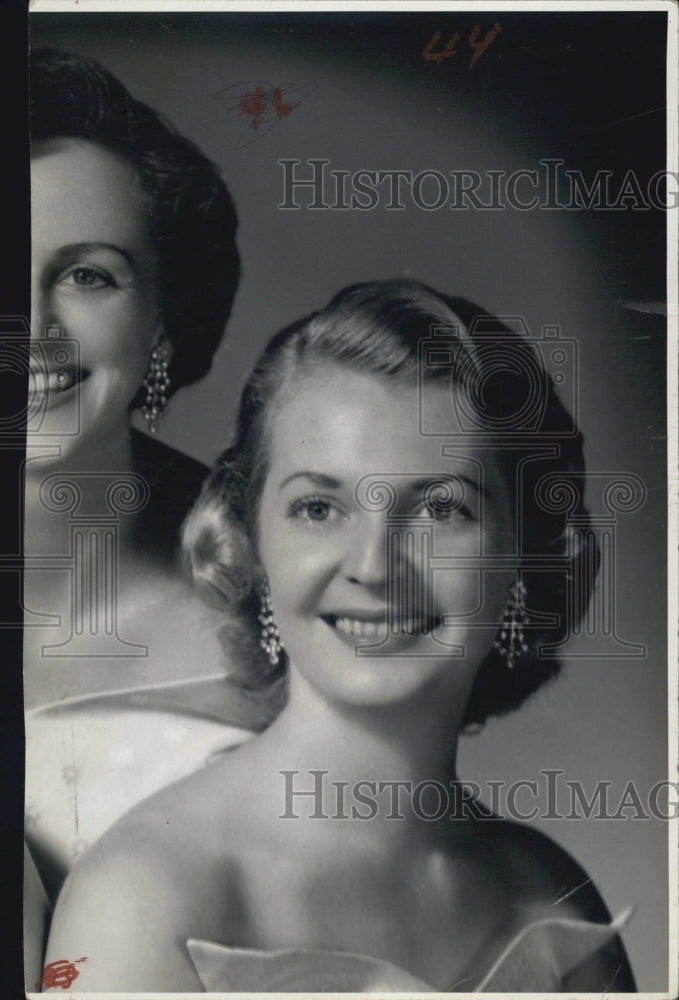 1961 Press Photo Diana Moon Soprano - Historic Images