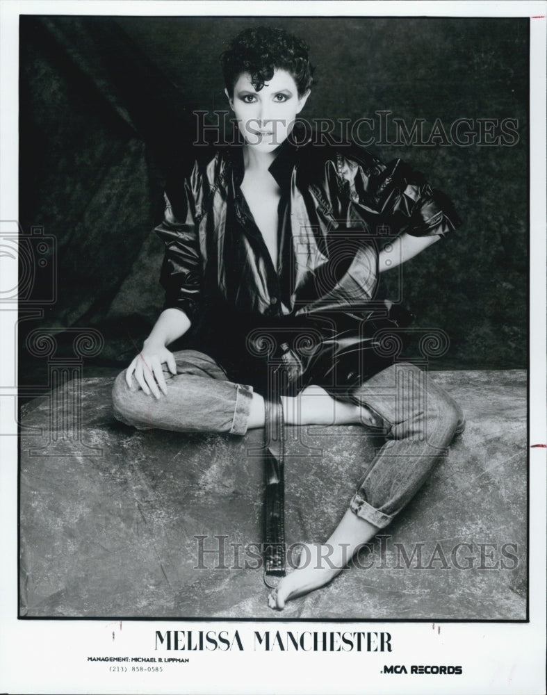 1985 Melissa Manchester, American Singer, Songwriter, Actress-Historic Images