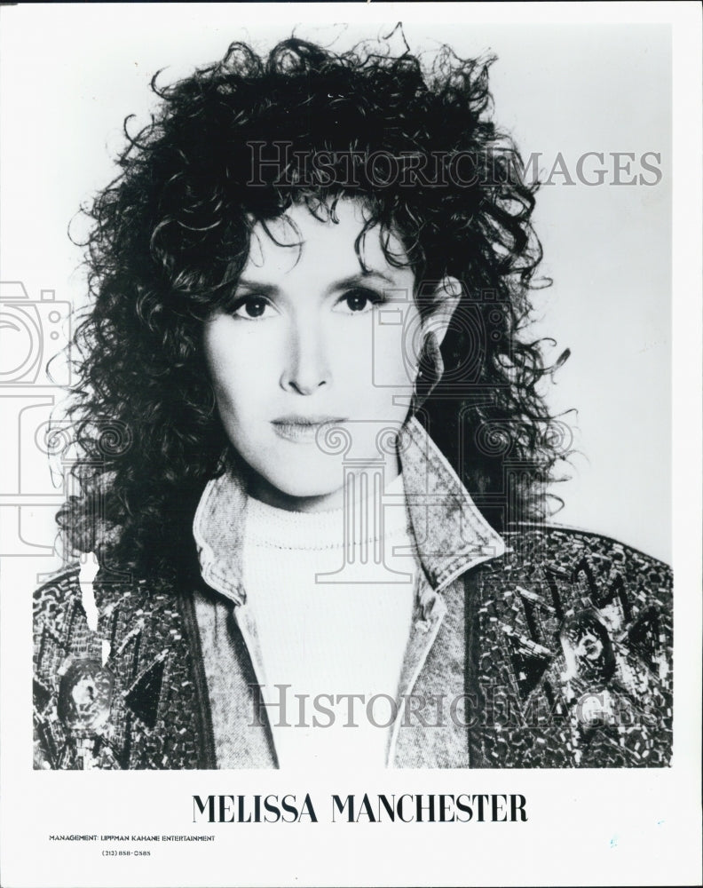 1989 Press Photo A picture of Melissa Manchester - RSJ08283 - Historic Images