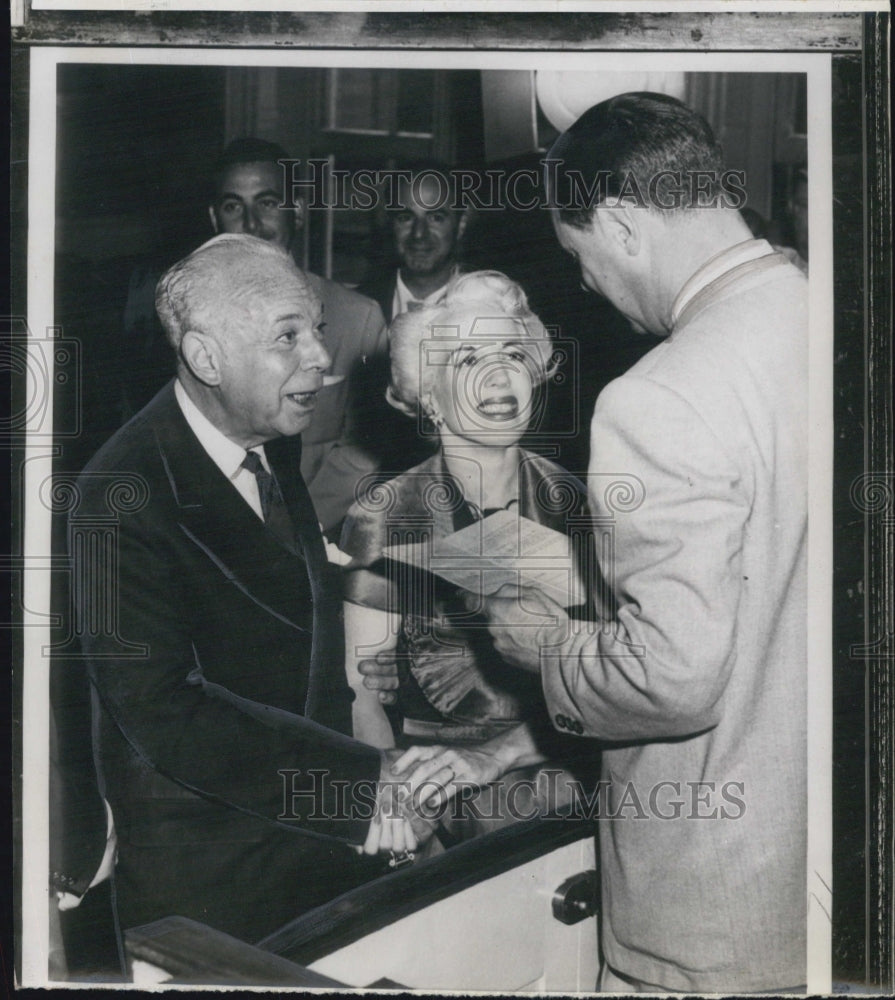 1952 Press Photo Tommy Manville, Anita Frances Roddy-Eden, 9th wife - Historic Images