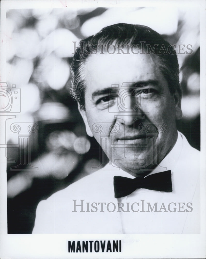 1968 Press Photo Mantovani and his Orchestra. - Historic Images