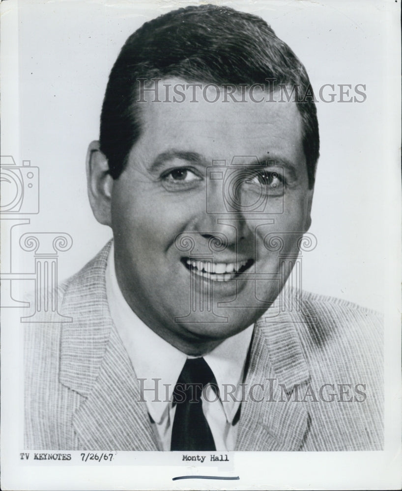 1967 Press Photo Monty Hall Television Program Host - RSJ09025 - Historic Images