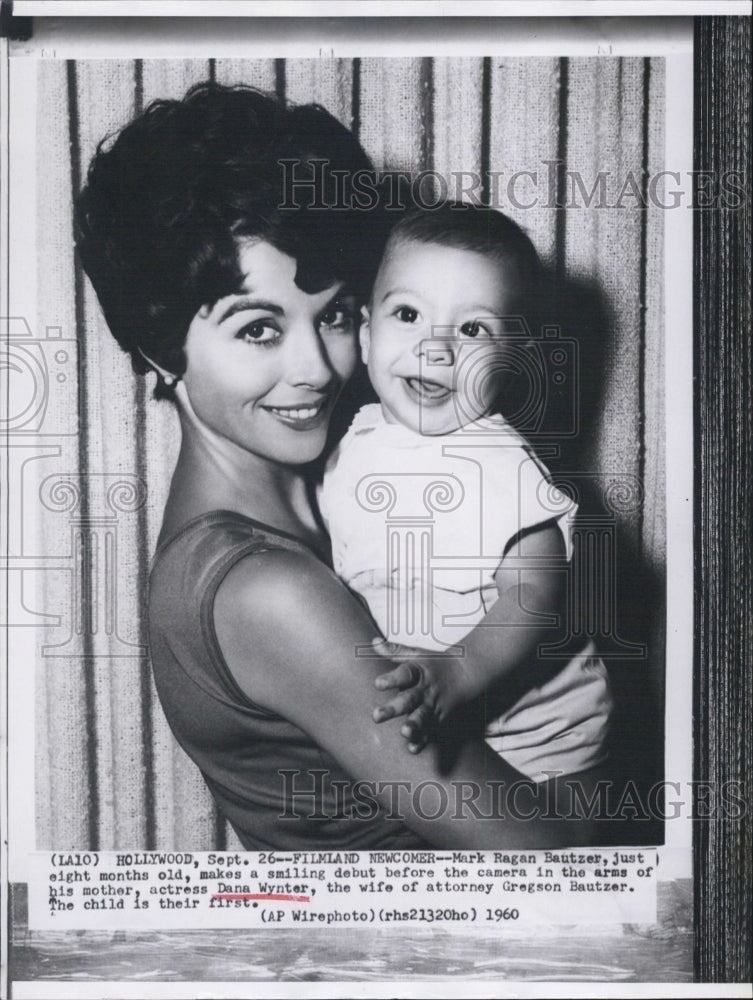 1960 Mark ragan Bautzer,Baby of Actress Dana Wynter Gregson Bautzer-Historic Images