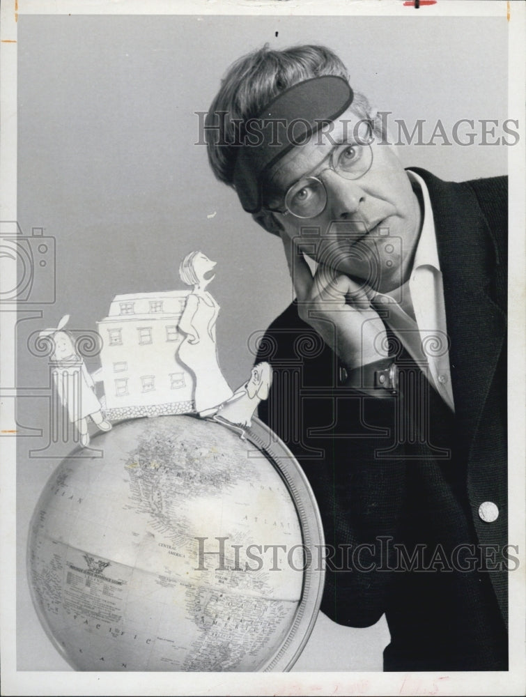 1969 Press Photo Actor William Windom NBC TV Show My World and Welcome to It - Historic Images