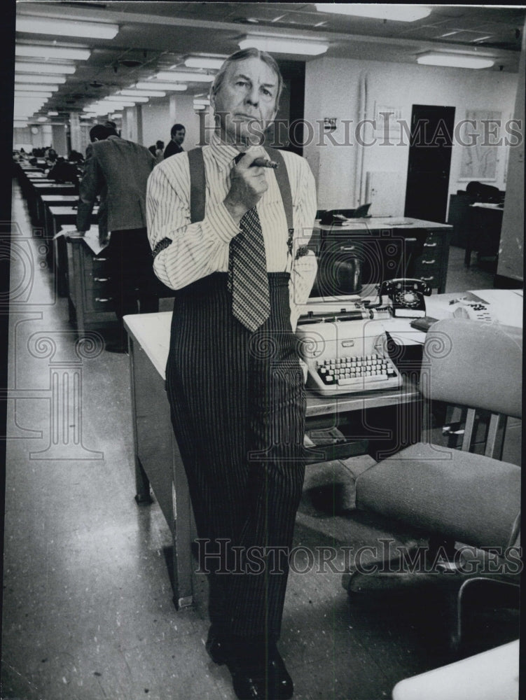 1972 Press Photo David Wayne, An Unpleasant Evening with HL Mencken - RSJ09747 - Historic Images