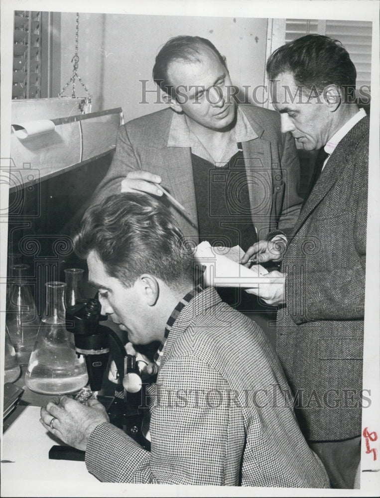 1958 Press Photo John Watson,director of Gulf Fishery lab - RSJ09773 - Historic Images