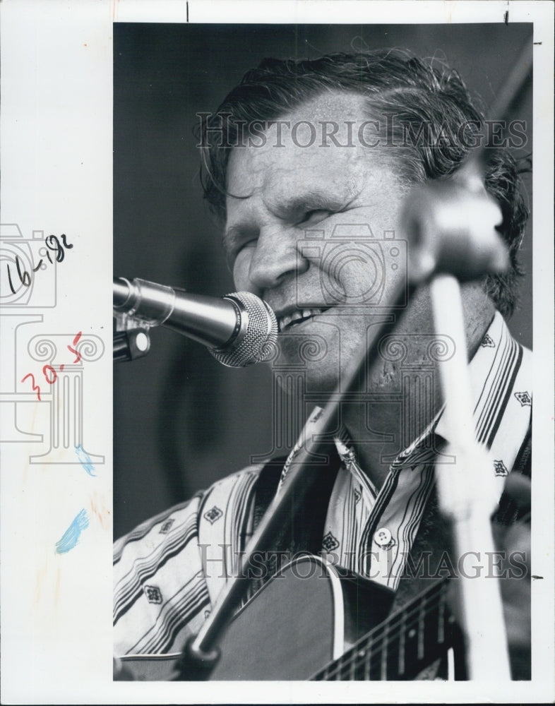 1976 Press Photo Doc Watson ,Bluegrass musician - Historic Images