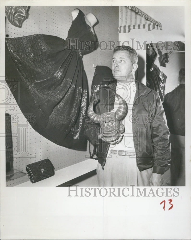 1957 Press Photo C.L. Watson Dance Of The Conquest - RSJ09827 - Historic Images