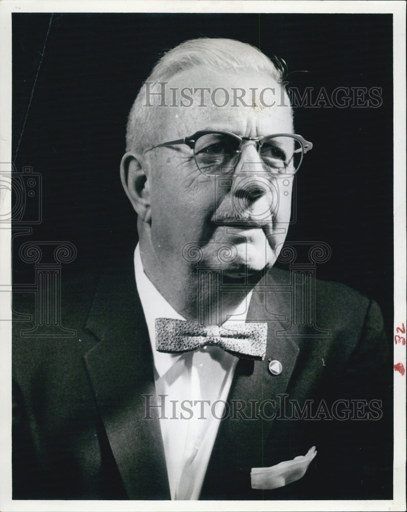 1960 Press Photo Col James H Watkins,candidate for Clearwater Fla. - Historic Images