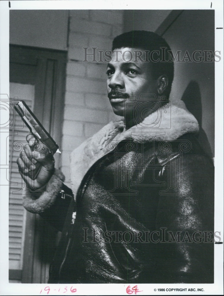 1986 Carl Weathers stars in &quot;Fortune Dane&quot;-Historic Images