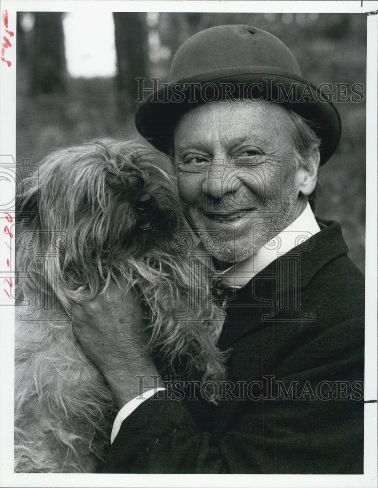 1977 Actor Norman Fell on "The Life and Times of Grizzly Adams"-Historic Images