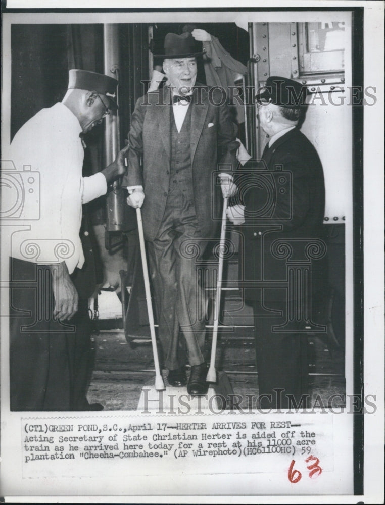 1959 Press Photo Sec of State Christian Herter - RSJ10167 - Historic Images