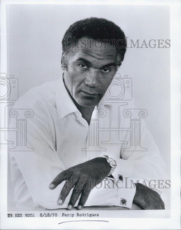 1970 Canadian Actor Percy Rodriguez from 1950s TV Shows and Films ...