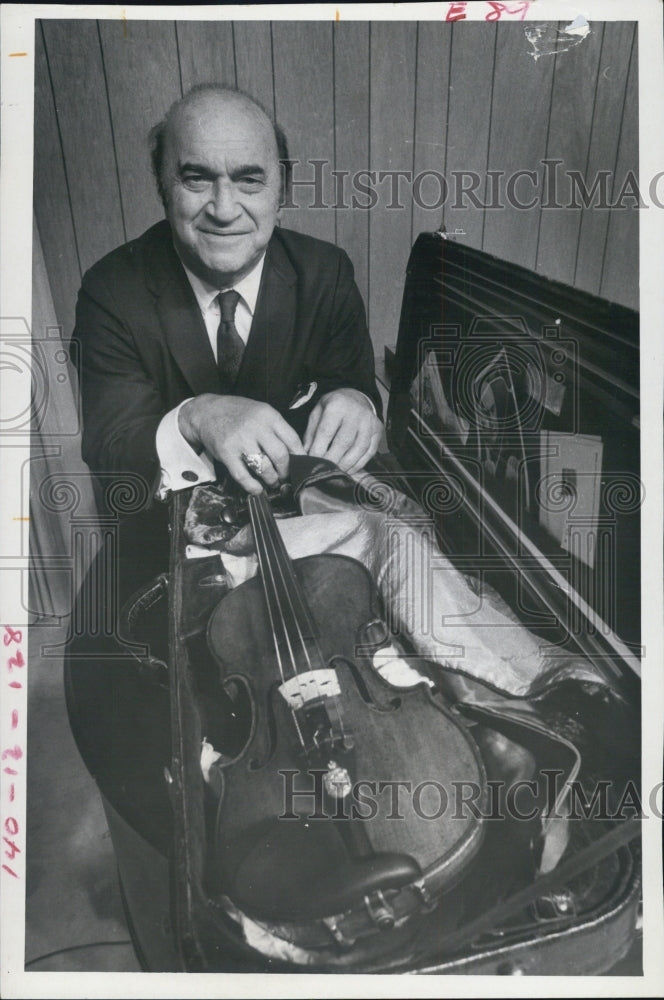 1971 Press Photo Violinist David Rubinoff - RSJ10333 - Historic Images