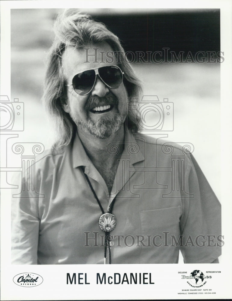 Press Photo Mel McDaniel Musician Country Songwriter - RSJ10445 - Historic Images