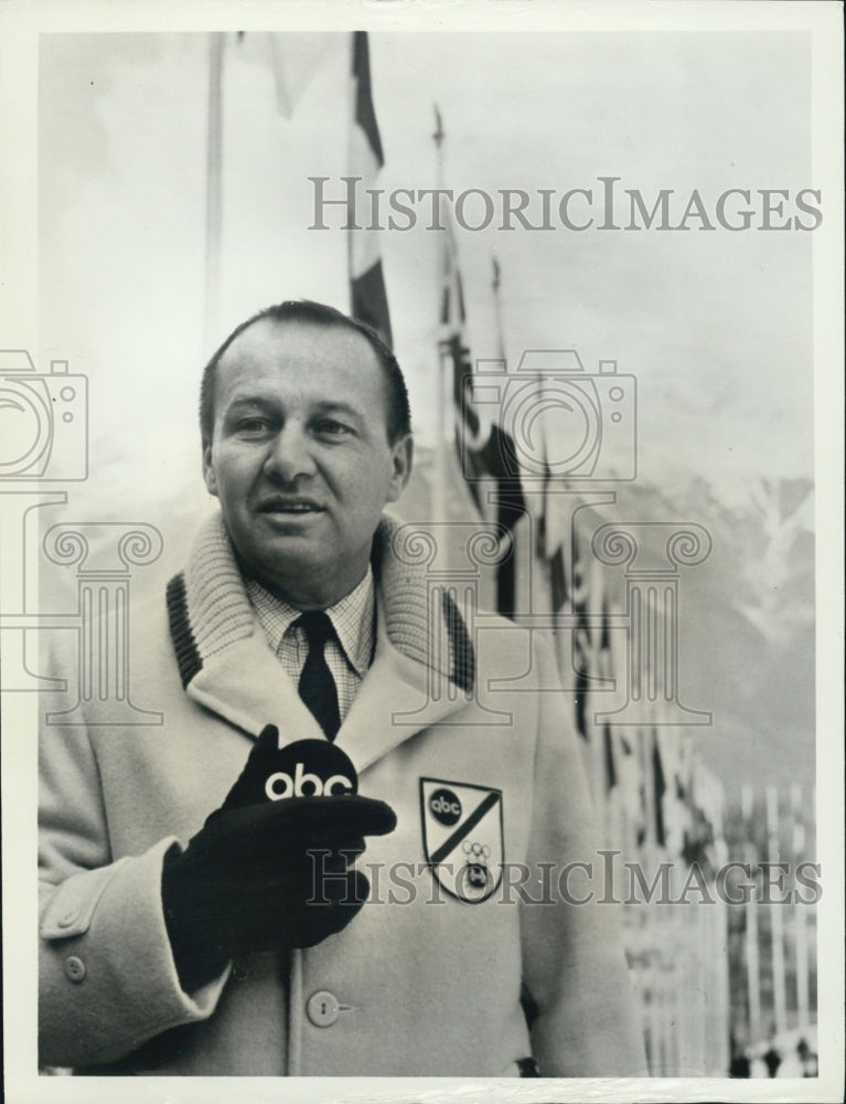 1968 Press Photo Jim McKay ABC Sports Reporter - RSJ10675 - Historic Images