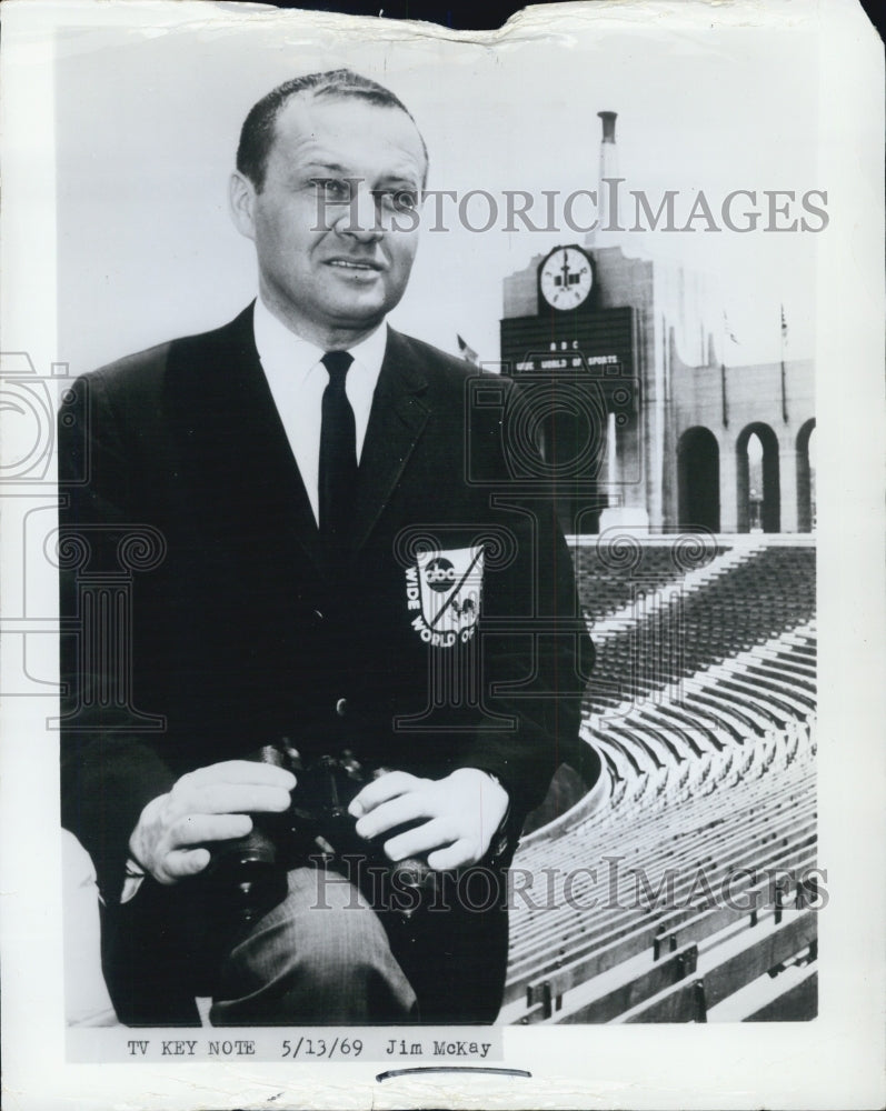 1969 Press Photo TV Key Note Jim McKay - RSJ10677 - Historic Images