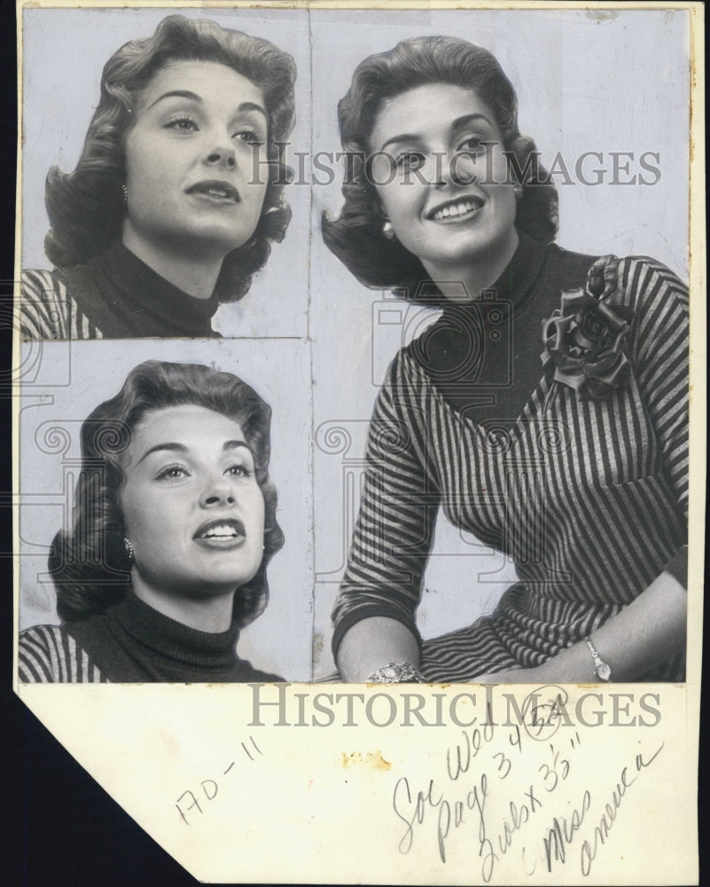 1957 Press Photo Miss America 1957 Marian Ann McKnight - Historic Images