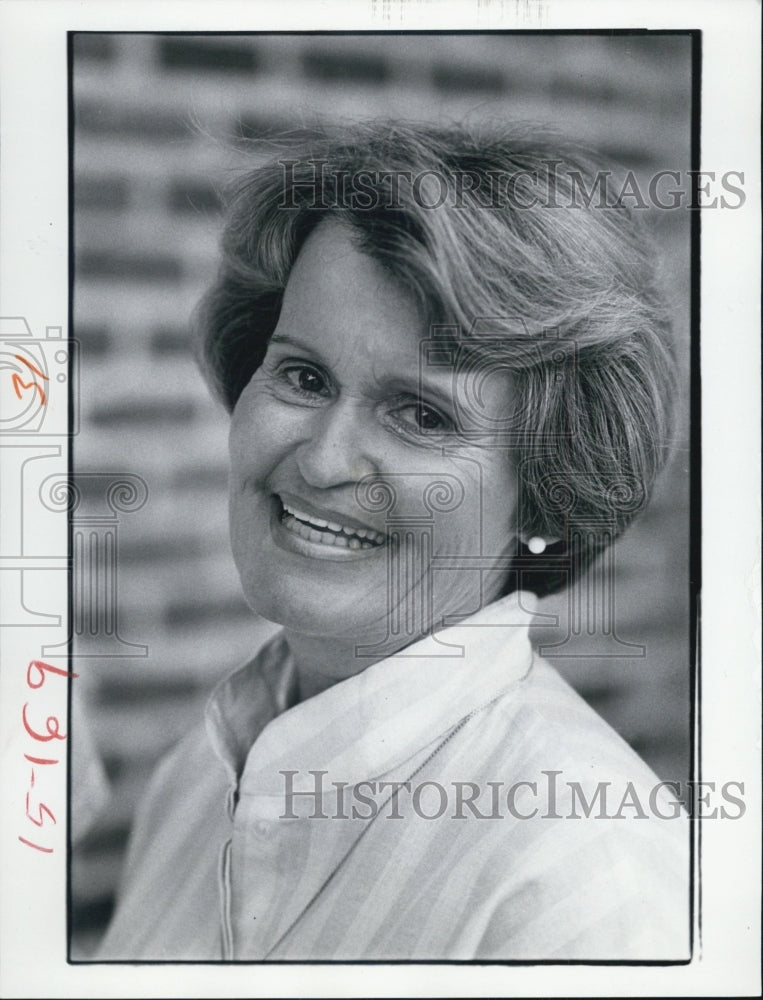 1984 Press Photo Tinker McKee, wife of St. Pete Chamber of Commerce President - Historic Images