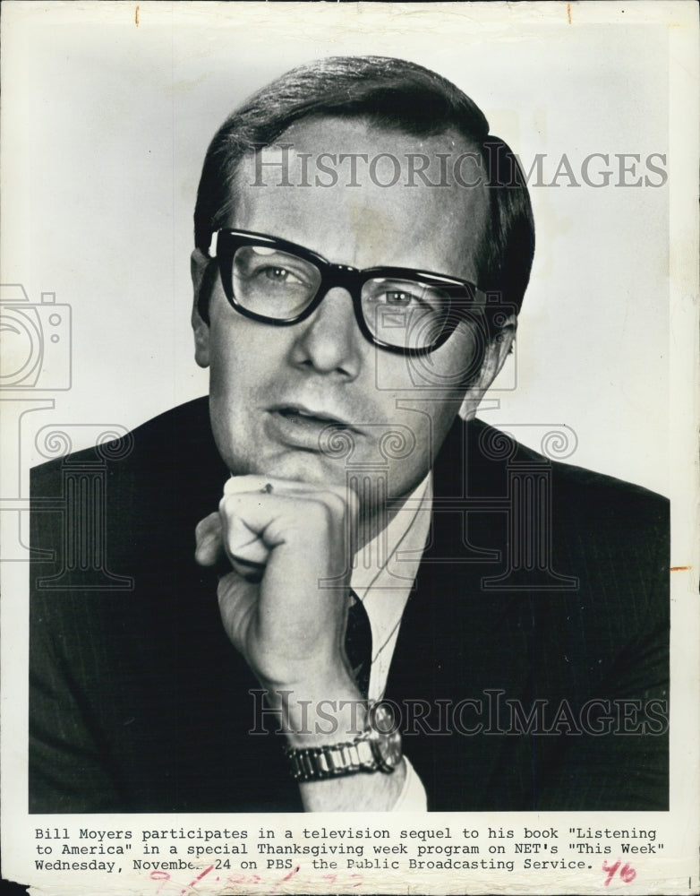 Press Photo Bill Moyers - RSJ11207 - Historic Images