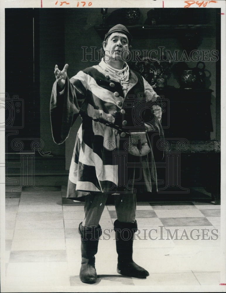 1975 Press Photo American Actor Zero Mostel In Gianni Schicchi - RSJ11219 - Historic Images