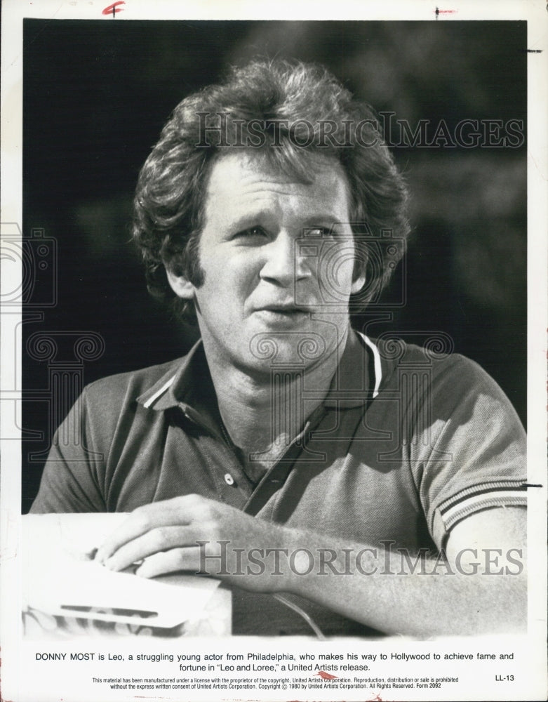 1981 Press Photo Donny Most, American Actor - RSJ11257 - Historic Images